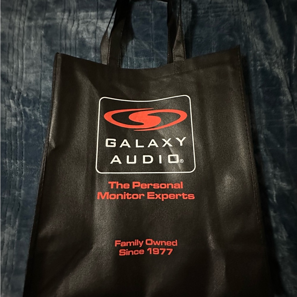 Galaxy Audio Black Tote Bag